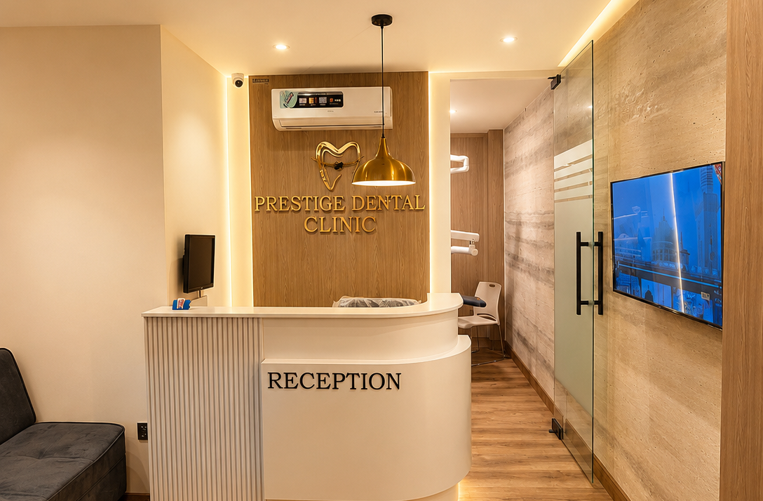 Dental clinic reception